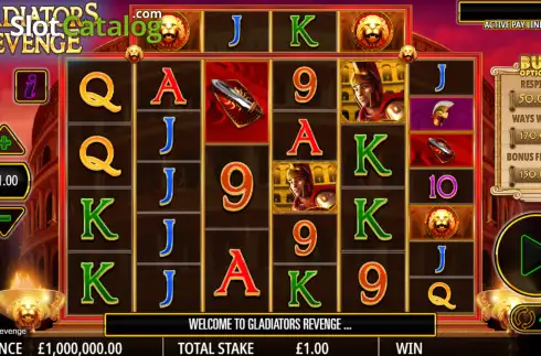 Скрин2. Gladiators Revenge слот