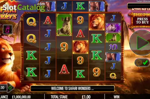 Скрин2. Safari Wonders слот