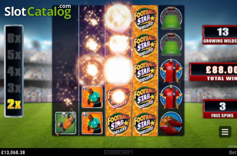 Скрин5. Football Star Deluxe слот