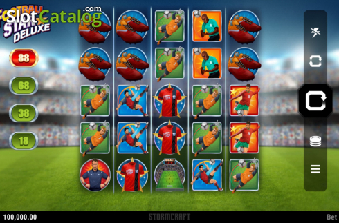 Скрин2. Football Star Deluxe слот