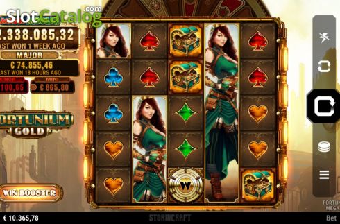 Скрин2. Fortunium Gold Mega Moolah слот