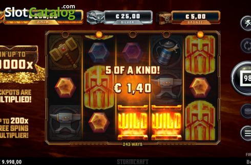 Скрин3. Fire Forge слот