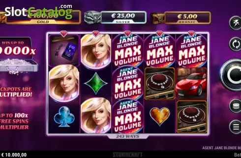 Скрин3. Agent Jane Blonde Max Volume слот