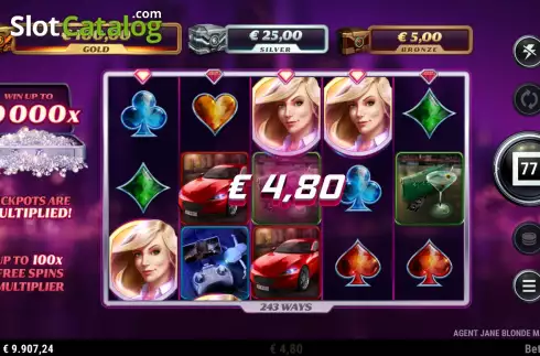Скрин4. Agent Jane Blonde Max Volume слот