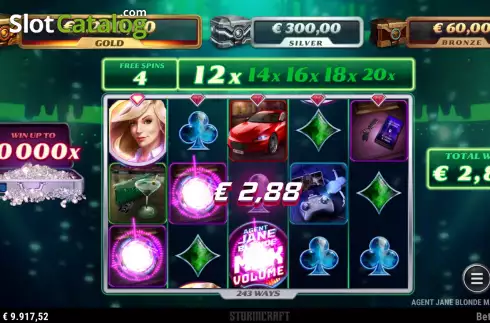 Скрин9. Agent Jane Blonde Max Volume слот