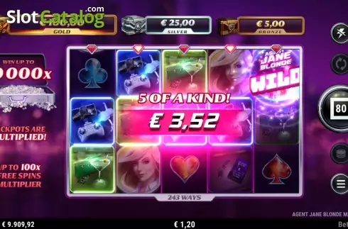 Скрин6. Agent Jane Blonde Max Volume слот