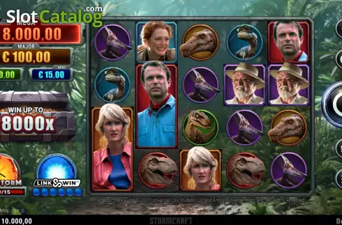 Скрин3. Jurassic Park Gold слот