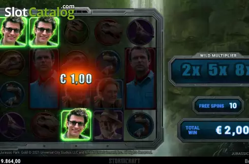 Скрин8. Jurassic Park Gold слот