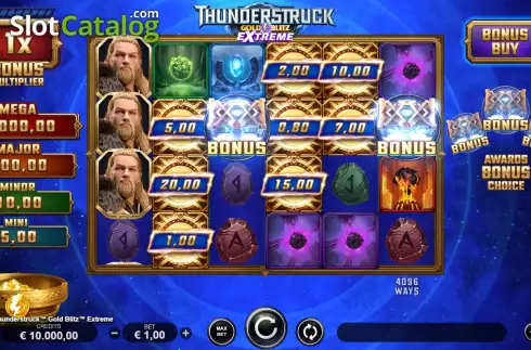 Скрин2. Thunderstruck Gold Blitz Extreme слот