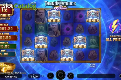 Скрин7. Thunderstruck Gold Blitz Extreme слот