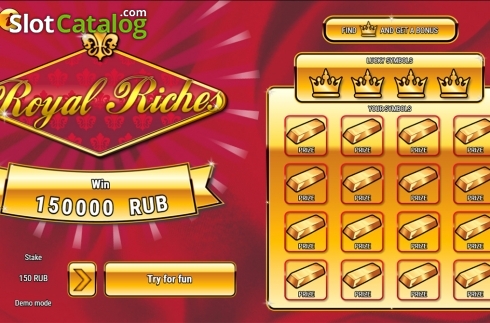 Скрин2. Royal Riches слот
