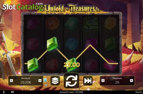 Скрин3. Untold Treasures слот