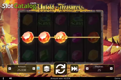 Скрин4. Untold Treasures слот