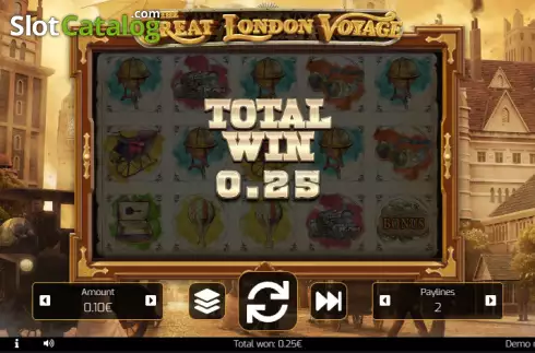 Скрин3. The Greate London Voyage слот