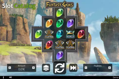 Скрин2. Fantasy Gems слот
