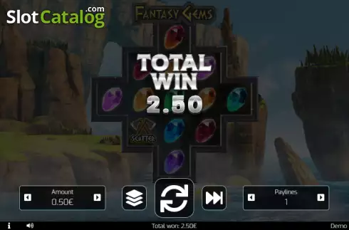 Скрин3. Fantasy Gems слот