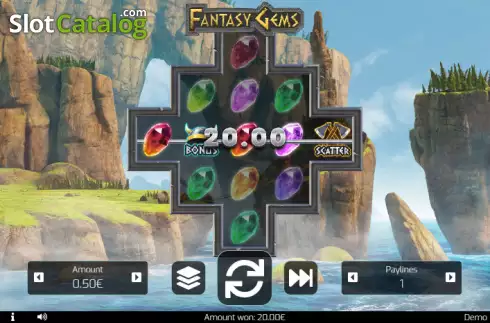 Скрин4. Fantasy Gems слот
