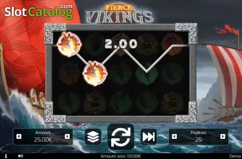 Скрин3. Fierce Vikings слот