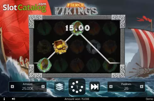 Скрин4. Fierce Vikings слот
