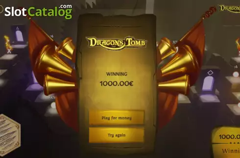 Скрин6. Dragons Tombs слот