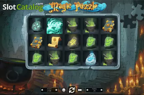 Скрин2. Magic Puzzle слот