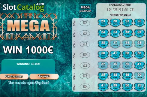 Скрин3. Mega слот