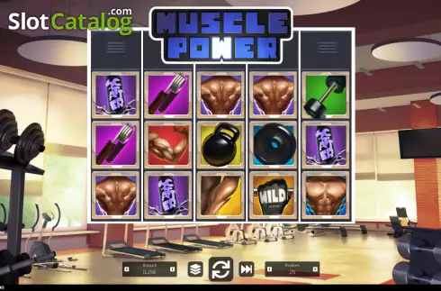 Скрин2. Muscle Power слот