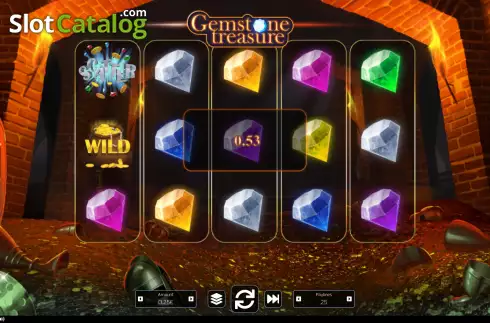 Скрин3. Gemstone Treasure слот