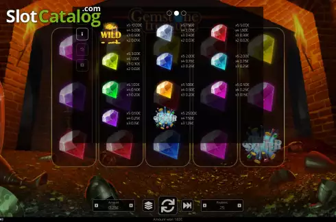 Скрин6. Gemstone Treasure слот