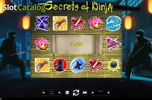 Скрин4. Secrets of Ninja слот