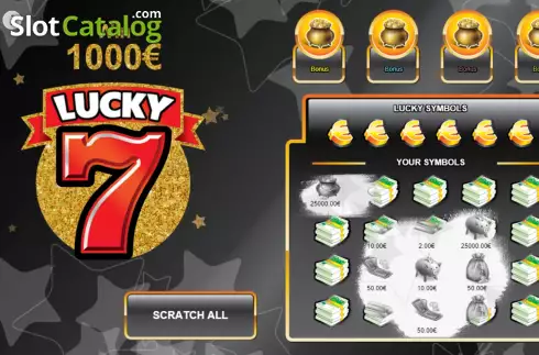 Скрин3. Lucky 7 (SuperlottoTV) слот