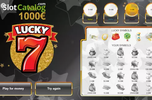 Скрин4. Lucky 7 (SuperlottoTV) слот