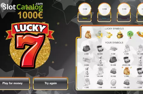 Скрин5. Lucky 7 (SuperlottoTV) слот