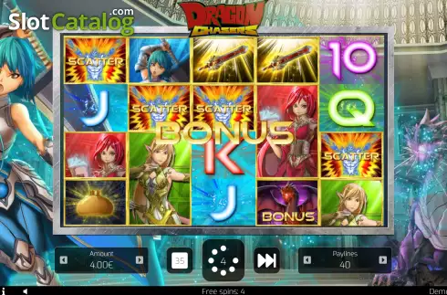 Скрин4. Dragon Chasers слот