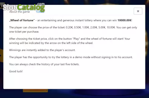 Скрин4. Wheel of Fortune (SuperlottoTV) слот
