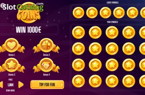 Скрин2. Lucky Coins (SuperlottoTV) слот