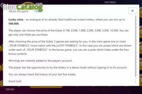 Скрин5. Lucky Coins (SuperlottoTV) слот