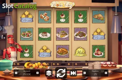 Скрин2. Robo Chef слот