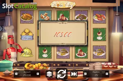 Скрин3. Robo Chef слот