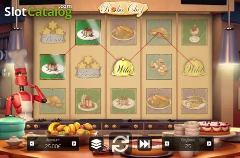 Скрин4. Robo Chef слот