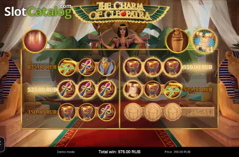 Скрин4. The Charm of Cleopatra слот