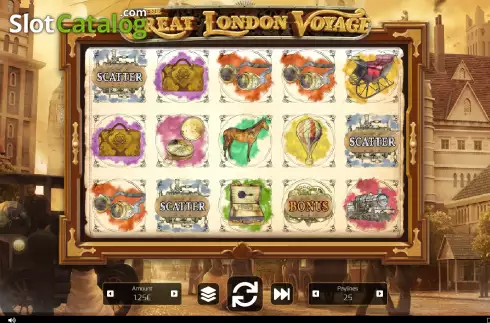 Скрин2. The Great London Voyage слот