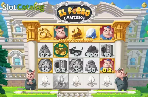 Скрин6. El Porko Mafioso слот