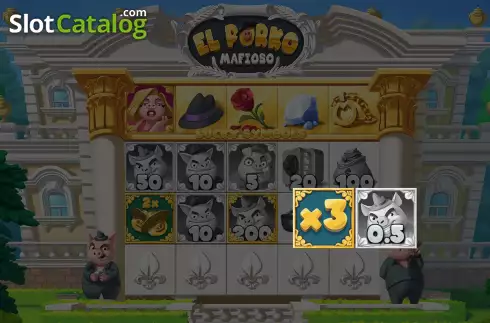 Скрин8. El Porko Mafioso слот