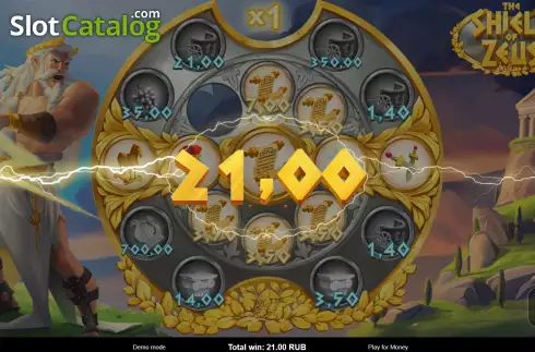 Скрин5. The Shield of Zeus слот