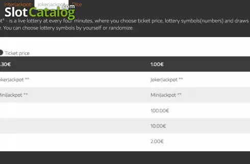 Скрин5. Joker Jackpot (SuperlottoTV) слот