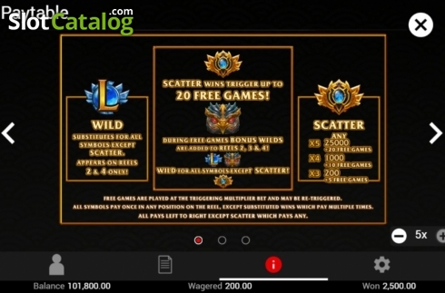 Скрин5. Legendary слот