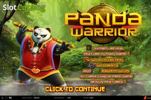 Скрин2. Panda Warrior (Swintt) слот