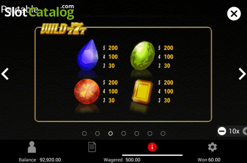 Скрин9. Wild 777 слот