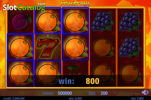 Скрин6. Fruitrays слот